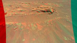 火星岩丘断层三维视图
