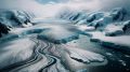 南极冰板熔化艺术概念说明