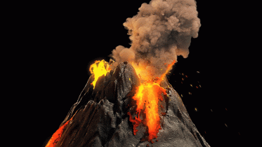 大型火山喷发