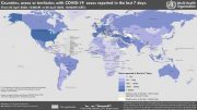 Covid-19 Coronavirus Map 4月8日