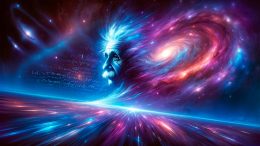黑暗能源宇宙扩展爱因斯坦艺术概念
