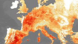 ESA 2019热浪卫星图像