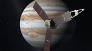 朱诺探测器在木星轨道上运行