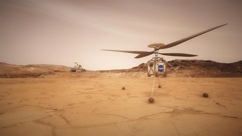 火星直升机艺人概念