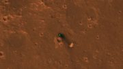 从太空中看到的火星洞察号着陆器