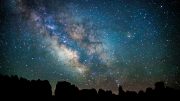 银河从峡谷国家公园