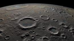 月球表面艺术说明