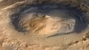 火星盖尔陨石坑内的夏普山