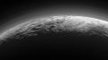 冥王星的雄伟的山脉