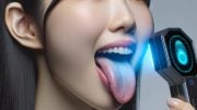 扫描女人舌头