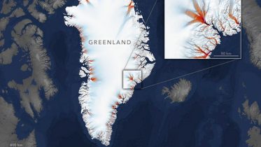 缩小的格陵兰边缘注释