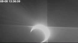 太阳轨道器捕捉金星的眩光