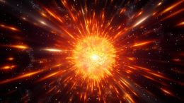 超新星爆炸艺术概念说明