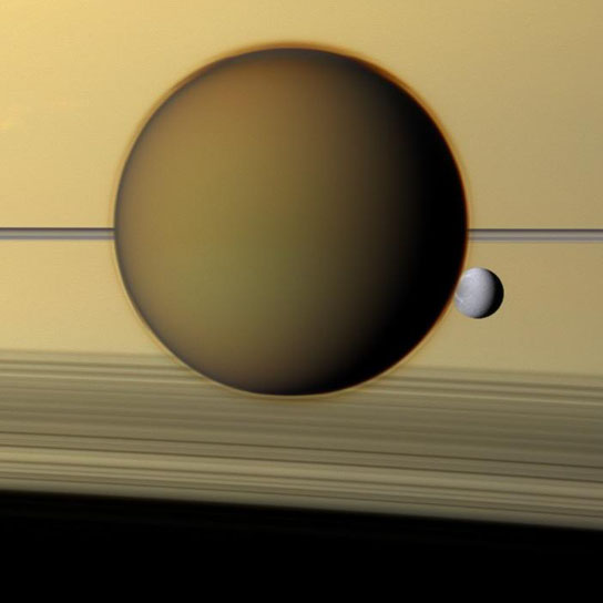 土卫六的大气层是太阳系中最复杂的化学环境之一
